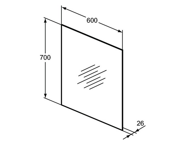 зеркало IDEAL STANDARD MIRROR&LIGHT 60